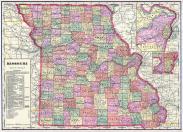 Missouri State Map, Benton County 1904